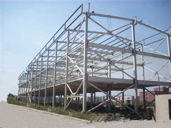 峨眉山网架加工之眼跳岩对管桁架的影响